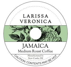 Jamaica Medium Roast Coffee (Single Serve K-Cup Pods) (Gourmet, Naturally Flavored, Whole Coffee Beans) (12 pods, ZIN: 573176) - 2 Pack
