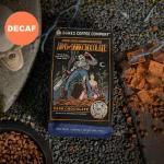 Bones Coffee Company Decaf Army of the Dark Chocolate Decaffeinated Flavored Coffee, Medium Roast Low Acid Arabica Beans Compatible with Auto drip and French Press Coffee Maker, 12 Oz Ground