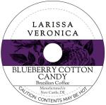 Blueberry Cotton Candy Brazilian Coffee (Single Serve K-Cup Pods) (Gourmet, Naturally Flavored, Whole Coffee Beans) (12 pods, ZIN: 577714) - 3 Pack