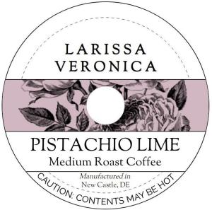 Pistachio Lime Medium Roast Coffee (Single Serve K-Cup Pods) (Gourmet, Naturally Flavored, Whole Coffee Beans) (12 pods, ZIN: 577272)
