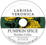 Pumpkin Spice Brazilian Coffee (Single Serve K-Cup Pods) (Gourmet, Naturally Flavored, Whole Coffee Beans) (12 pods, ZIN: 577010)