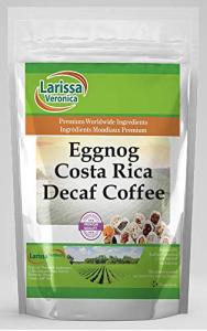 Eggnog Costa Rica Decaf Coffee (Gourmet, Naturally Flavored, Whole Coffee Beans) (4 oz, ZIN: 551308) - 2 Pack