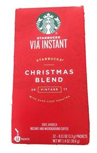 Starbucks Via 2016 Christmas Blend Ready Brew Instant Coffee 12 Pack