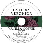 Vanilla Coffee Nut Colombian Coffee (Single Serve K-Cup Pods) (Gourmet, Naturally Flavored, Whole Coffee Beans) (12 pods, ZIN: 577035) - 2 Pack