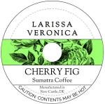 Cherry Fig Sumatra Coffee (Single Serve K-Cup Pods) (Gourmet, Naturally Flavored, Whole Coffee Beans) (12 pods, ZIN: 575373)