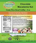 Chocolate Macadamia Nut Costa Rica Decaf Coffee (Gourmet, Naturally Flavored, Whole Coffee Beans) (8 oz, ZIN: 560098) - 3 Pack