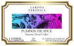 Pumpkin Pie Spice Sumatra Decaf Coffee (Single Serve K-Cup Pods) (Gourmet, Naturally Flavored, Whole Coffee Beans) (12 pods, ZIN: 575630)