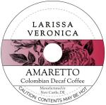Amaretto Colombian Decaf Coffee (Single Serve K-Cup Pods) (Gourmet, Naturally Flavored, Whole Coffee Beans) (12 pods, ZIN: 571132) - 3 Pack