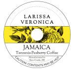 Jamaica Tanzania Peaberry Coffee (Single Serve K-Cup Pods) (Gourmet, Naturally Flavored, Whole Coffee Beans) (12 pods, ZIN: 573185)