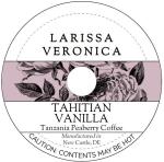 Tahitian Vanilla Tanzania Peaberry Coffee (Single Serve K-Cup Pods) (Gourmet, Naturally Flavored, Whole Coffee Beans) (12 pods, ZIN: 574785)