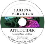 Apple Cider Costa Rica Coffee (Single Serve K-Cup Pods) (Gourmet, Naturally Flavored, Whole Coffee Beans) (12 pods, ZIN: 571183)