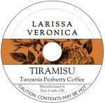 Tiramisu Tanzania Peaberry Coffee (Single Serve K-Cup Pods) (Gourmet, Naturally Flavored, Whole Coffee Beans) (12 pods, ZIN: 574849) - 2 Pack