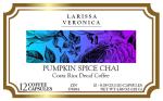 Pumpkin Spice Chai Costa Rica Decaf Coffee (Single Serve K-Cup Pods) (Gourmet, Naturally Flavored, Whole Coffee Beans) (12 pods, ZIN: 578384)