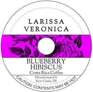 Blueberry Hibiscus Costa Rica Coffee (Single Serve K-Cup Pods) (Gourmet, Naturally Flavored, Whole Coffee Beans) (12 pods, ZIN: 575999) - 3 Pack