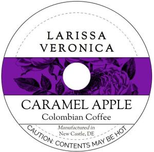 Caramel Apple Colombian Coffee (Single Serve K-Cup Pods) (Gourmet, Naturally Flavored, Whole Coffee Beans) (12 pods, ZIN: 576843) - 2 Pack