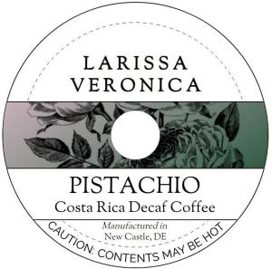 Pistachio Costa Rica Decaf Coffee (Single Serve K-Cup Pods) (Gourmet, Naturally Flavored, Whole Coffee Beans) (12 pods, ZIN: 574176)