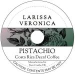 Pistachio Costa Rica Decaf Coffee (Single Serve K-Cup Pods) (Gourmet, Naturally Flavored, Whole Coffee Beans) (12 pods, ZIN: 574176)