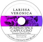 Pumpkin Spice Cappuccino Sumatra Decaf Coffee (Single Serve K-Cup Pods) (Gourmet, Naturally Flavored, Whole Coffee Beans) (12 pods, ZIN: 578158)