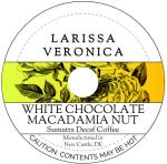 White Chocolate Macadamia Nut Sumatra Decaf Coffee (Single Serve K-Cup Pods) (Gourmet, Naturally Flavored, Whole Coffee Beans) (12 pods, ZIN: 575070)