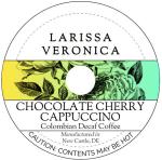 Chocolate Cherry Cappuccino Colombian Decaf Coffee (Single Serve K-Cup Pods) (Gourmet, Naturally Flavored, Whole Coffee Beans) (12 pods, ZIN: 578204)