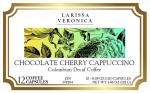 Chocolate Cherry Cappuccino Colombian Decaf Coffee (Single Serve K-Cup Pods) (Gourmet, Naturally Flavored, Whole Coffee Beans) (12 pods, ZIN: 578204)