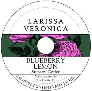 Blueberry Lemon Sumatra Coffee (Single Serve K-Cup Pods) (Gourmet, Naturally Flavored, Whole Coffee Beans) (12 pods, ZIN: 575981)