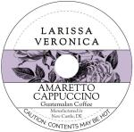 Amaretto Cappuccino Guatemalan Coffee (Single Serve K-Cup Pods) (Gourmet, Naturally Flavored, Whole Coffee Beans) (12 pods, ZIN: 571114)
