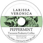 Peppermint Tanzania Peaberry Coffee (Single Serve K-Cup Pods) (Gourmet, Naturally Flavored, Whole Coffee Beans) (12 pods, ZIN: 574049) - 3 Pack