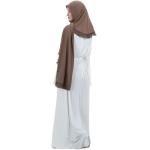 Rem Rleoy Muslim Instant Hijab for Women Chiffon Ruffled Trim Headscarfs Lightweight Flowy Smooth Prayer Long Hijab Coffee