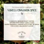 Vanilla Cinnamon Spice Medium Roast Whole Bean Coffee