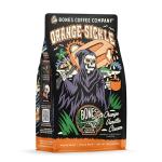 Bones Coffee Orange Sickle Flavor Whole Beans 12 oz