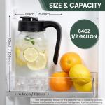 Airtight Mason Jar Pitcher for Cold Brew & More