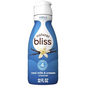 Natural Bliss Vanilla Liquid Coffee Creamer, 32 oz