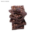 Gourmet Dark Chocolate Espresso Bar with Coffee Beans