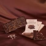 Gourmet Dark Chocolate Espresso Bar with Coffee Beans