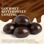 Bittersweet Dark Chocolate Espresso Beans - 1 Pound