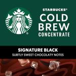 Starbucks Cold Brew Coffee Concentrate, Signature Black 32oz