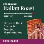 Starbucks Dark Italian Roast Ground Coffee, 12 oz