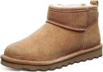 Women's Bearpaw Suede Wool-Lined Shorty Boots