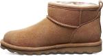 Women's Bearpaw Suede Wool-Lined Shorty Boots