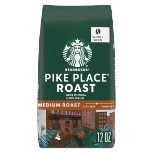 Starbucks Pike Place Medium Roast Whole Bean Coffee