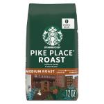 Starbucks Pike Place Roast Whole Bean Coffee 12 oz