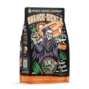 Bones Coffee Orange Sickle Ground Coffee 12 oz