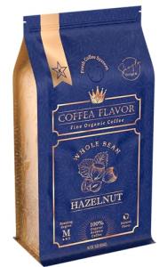 Organic Hazelnut Whole Bean Coffee, Medium Roast