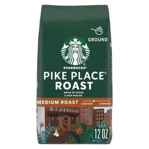Starbucks Pike Place Medium Roast Ground Coffee 12 Oz