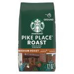 Starbucks Pike Place Medium Roast Ground Coffee 12 Oz