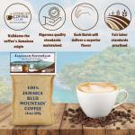 100% Jamaican Blue Mountain Ground Coffee – 8oz