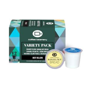 Coffee Beanery Variety Pack Pods | 12ct Medium Roast