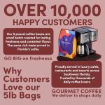 Gourmet Hazelnut Whole Bean Coffee - 5 Pound Bag