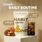 HabitONE Organic Mushroom Coffee Blend – 30 Servings